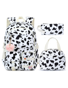 Set de Mochilas Hidds para Niñas 3 PCS con Caja de Almuerzo