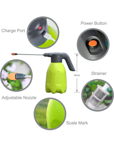 Pulverizador Eléctrico HIFAY ES2-PRO 2L Riego Automático
