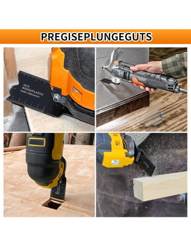 Juego de 50 Hojas Oscilantes AMZWEI para Metal y Madera