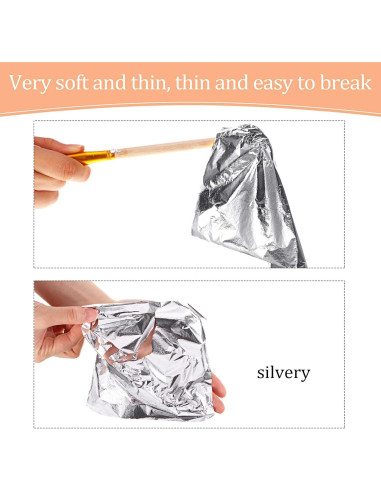 Cunhill Hojas de Folio Dorado 150 Unidades 14x14 cm Manualidades