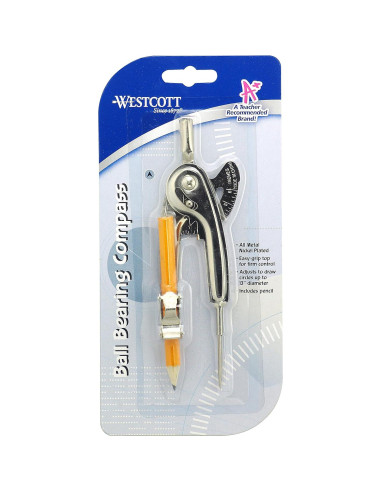 Compás de Rodamientos de Bolas Westcott 12201 con Lápiz