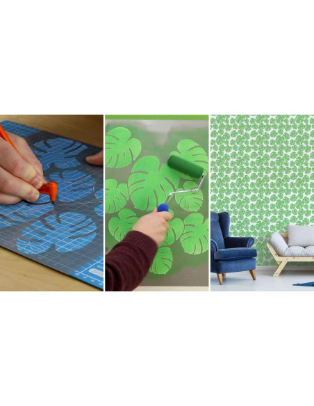 15 Hojas Mylar 6 mil 30.48x30.48 cm Plantillas Cricut