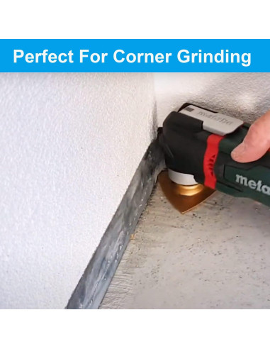 5 Hojas de Raspado Triangulares Carburo MiraShine 7.94 cm