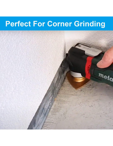 5 Hojas de Raspado Triangulares Carburo MiraShine 7.94 cm