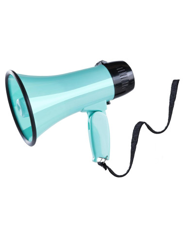 Megáfono Portátil MyMealivos 20W con Sirena y Grabación Verde