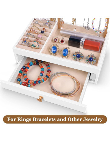 Soporte de Joyería Teamkio en Forma de Árbol con Caja Blanca