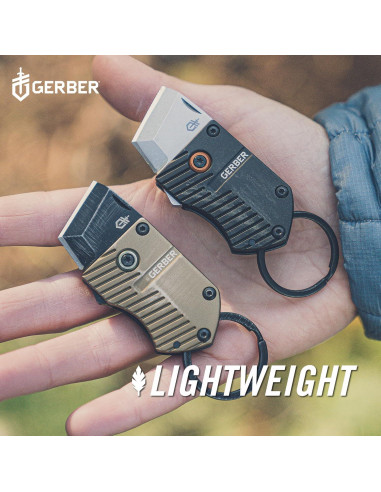 Cuchillo de bolsillo Gerber Gear Key Note, 2.5 cm, negro