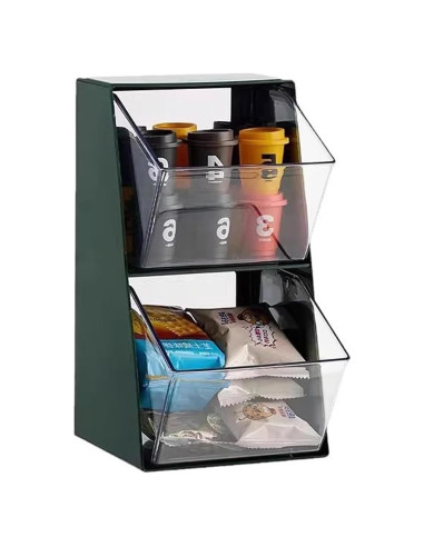 Soporte Organizador K Cup BILLION GOLD Verde 2 Cajones