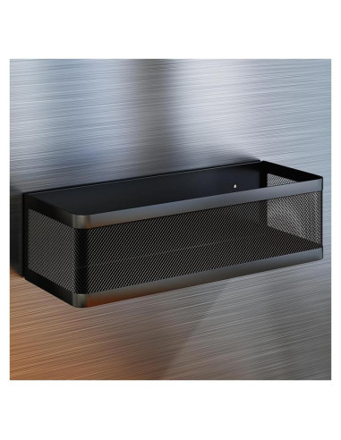 Estante Magnético para Especias WOCHUANGSI Negro 35.1x13x9.9cm