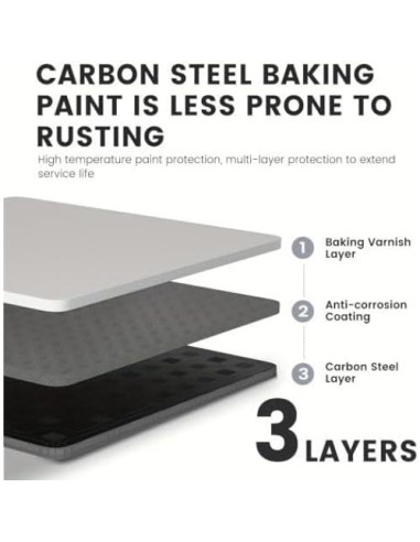 Estante Magnético para Especias WOCHUANGSI Negro 35.1x13x9.9cm