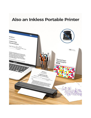 Impresora de Plantillas de Tatuaje COLORWING M08F Inalámbrica