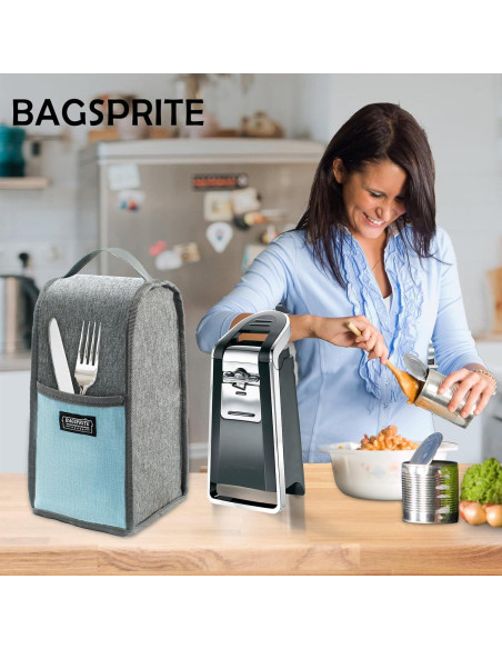 Funda para Abrelatas Eléctrico BAGSPRITE Gris-Azul
