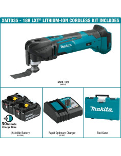 Herramienta Múltiple Inalámbrica Makita XMT035 18V 3.0Ah 2