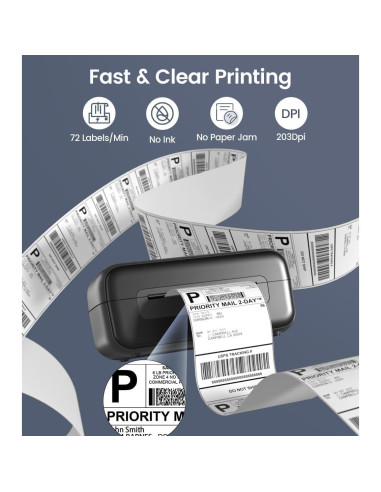 Impresora de Etiquetas Térmica Phomemo 246sbt Bluetooth 203 DPI