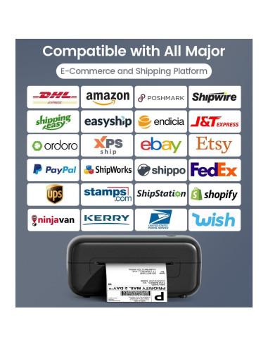 Impresora de Etiquetas Térmica Phomemo 246sbt Bluetooth 203 DPI