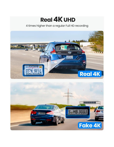 Cámara de Tablero Dual YEECORE D22 4K GPS WiFi 5G