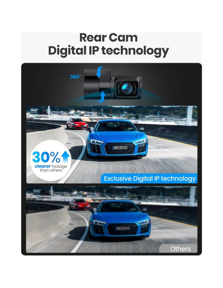 Cámara de Tablero Dual YEECORE D22 4K GPS WiFi 5G