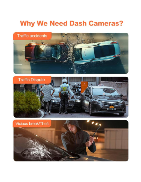 Cámara de Tablero Dual YEECORE D22 4K GPS WiFi 5G