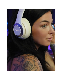 Auriculares Inalámbricos Bluetooth Vizliter BH10 Beige con Micrófono 2