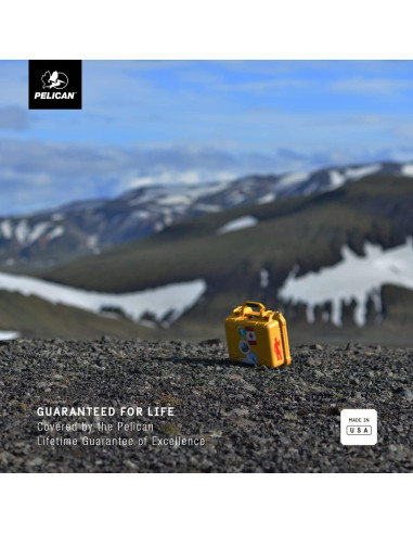 Estuche Protector Pelican 1170 Negro Impermeable IP67