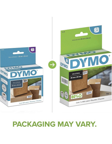 Etiquetas Multiusos DYMO 30336 Autoadhesivas 500 Unidades 3.8 x 5.4 cm