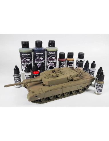 Imprimación Acrílica Blanca Vallejo 200 ml Mate Aerografía