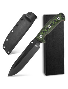 Cuchillo de hoja fija Sitivien ST11 DC53 17.4 cm con mango G10