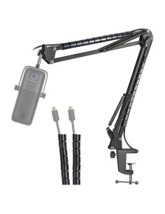 Brazo de Micrófono YOUSHARES Wave 3 Ajustable con Manga de Cable