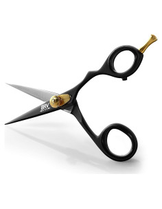 Tijeras Profesionales BRV MEN para Bigote y Barba - Negro