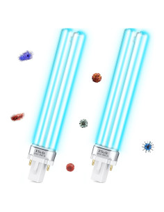 Bombillas UV-C 9W Kittmip G23 2 Piezas para Estanque