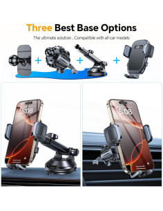 Soporte para Teléfono de Coche Romuto XP19 - Ventosa Fuerte 30X 2