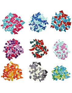 200g Azulejos de Mosaico Brillante Esweny para Manualidades 2