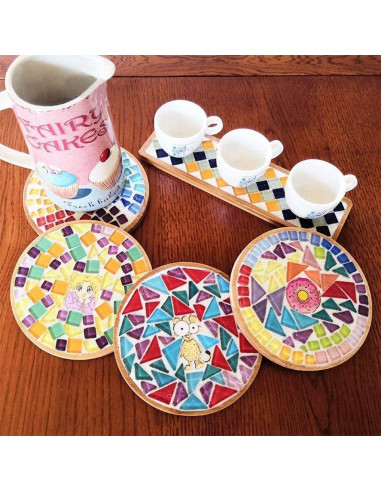 200g Azulejos de Mosaico Brillante Esweny para Manualidades