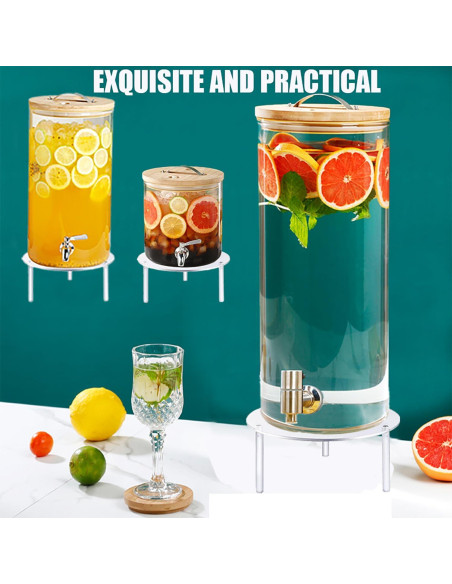 Soporte para Dispensador de Bebidas Acrílico ZHIVEZEN 20 cm