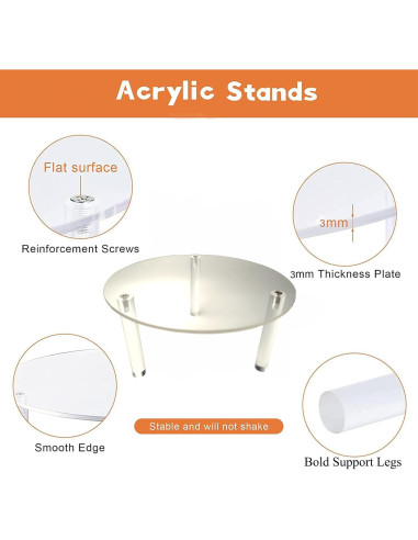 Soporte para Dispensador de Bebidas Acrílico ZHIVEZEN 20 cm