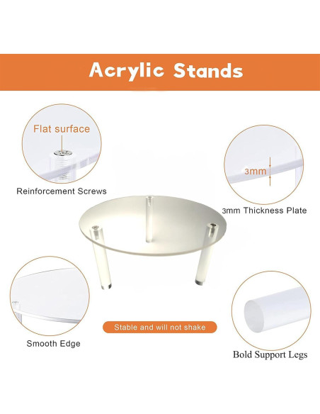 Soporte para Dispensador de Bebidas Acrílico ZHIVEZEN 20 cm