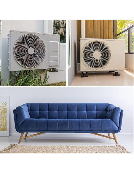 Espaciador de Goma Antivibración PATIKIL 80 mm OD 4 Pcs