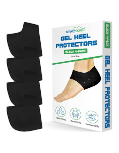 Protectores de Talón de Silicona ViveSole - 2 Pares Gel