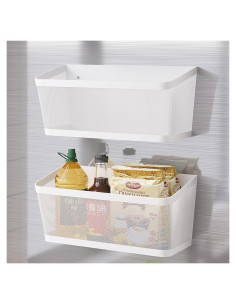 Estante Magnético Colgante WOCHUANGSI Blanco 27.4x12.9cm