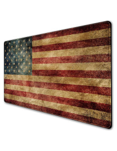 Alfombrilla de Escritorio DSKGSJH XXL con Banderas Americanas