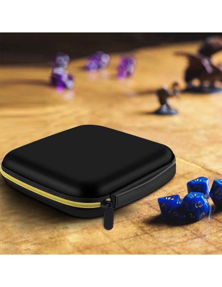 Caja de Almacenamiento para Dados D&D ALKOO - 7 Dados Poliedricos