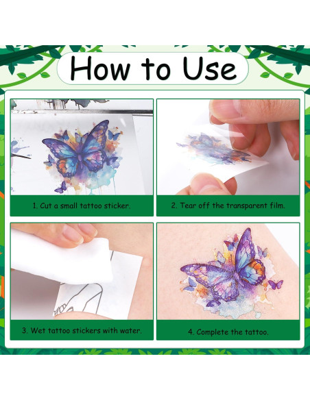 Tatuajes Temporales de Insectos Yoyuspy - 200+ Tatuajes para Niños Tatuajes Temporales de Insectos Yoyuspy - 200+ Tatuajes para Niños