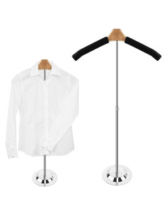 Soporte de Exhibición de Camisetas Ajustable Hlimior 43-79 cm