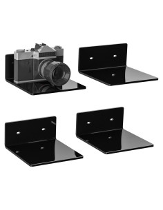 Estantes de Pared Acrílico Hexsonhoma 15 cm Paquete de 4