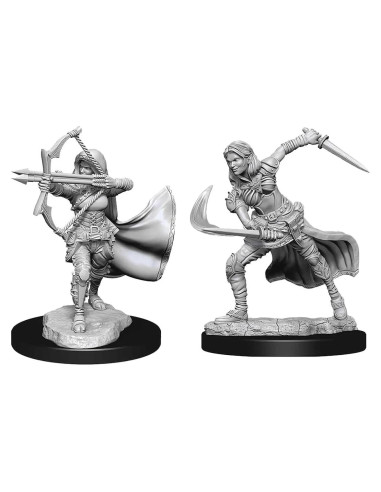 Miniaturas Nolzur D&D Genasi del Aire Femenina Sin Pintar