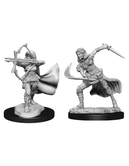 Miniaturas Nolzur D&D Genasi del Aire Femenina Sin Pintar
