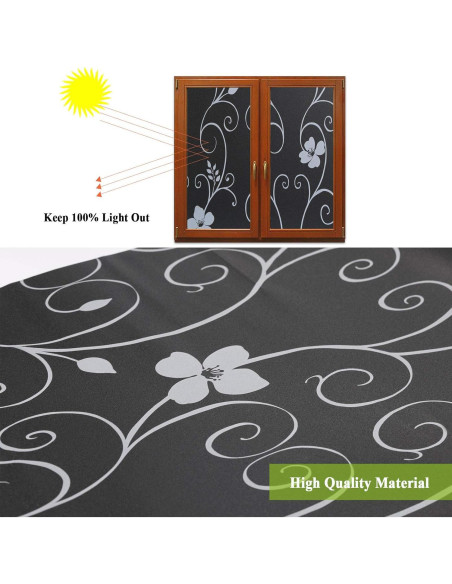 Película Blackout Mikomer 30x200 cm Anti UV y Privacidad