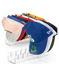 Soporte para Gorras Forzacx Acrílico Transparente 2 Piezas