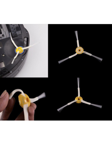 Cepillo Lateral de Repuesto Hongfa 694 para Roomba 500/600/700