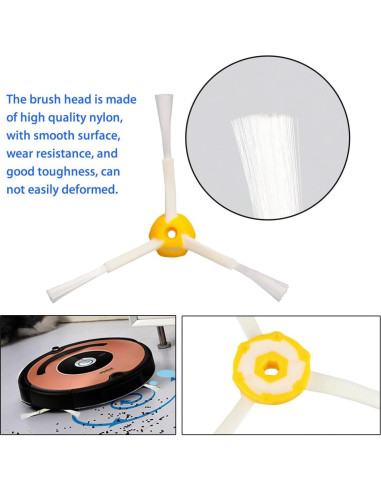 Cepillo Lateral de Repuesto Hongfa 694 para Roomba 500/600/700